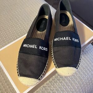 Michael Kors Zada Black Espadrilles Size 6